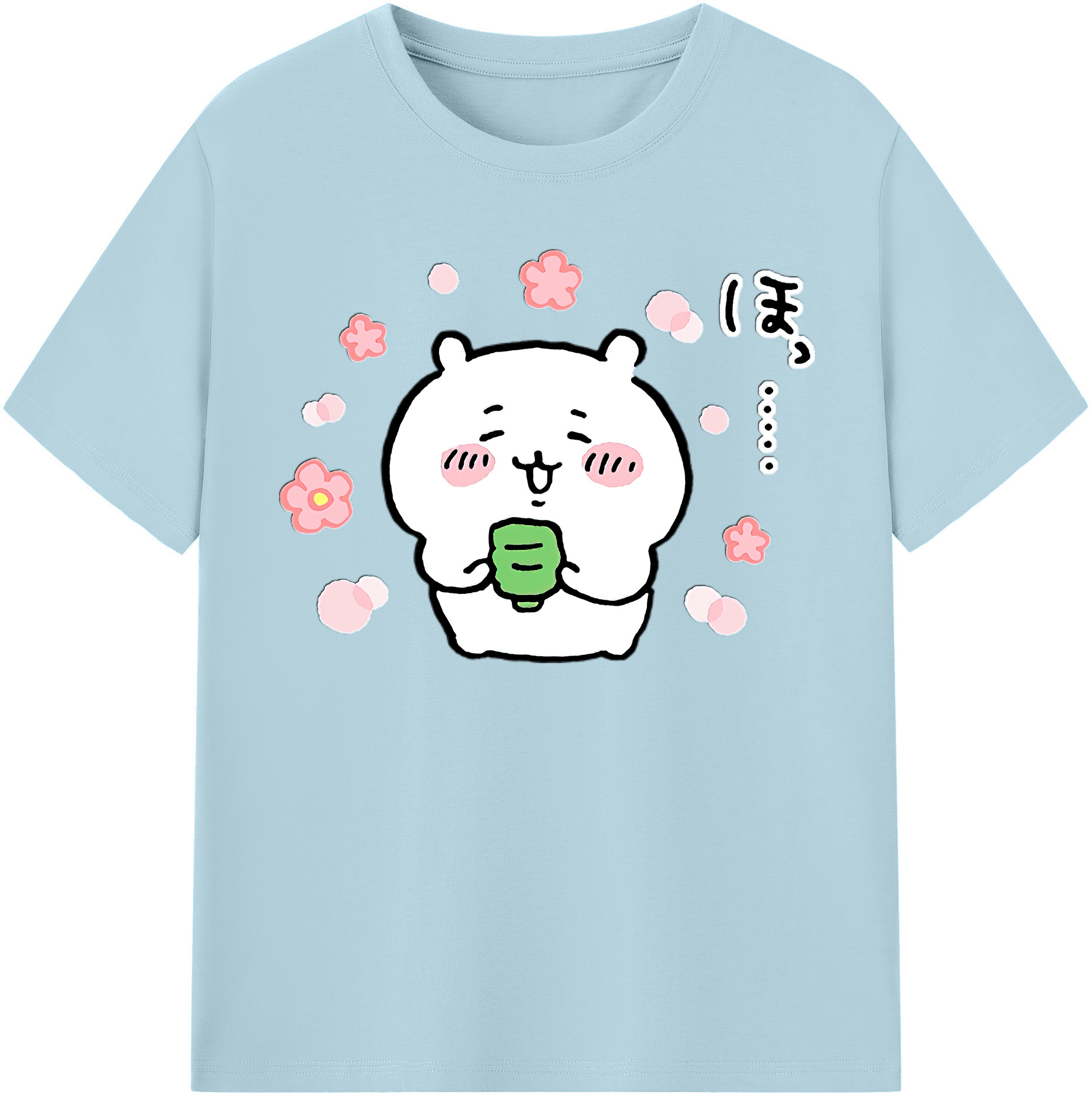 （画像用） ちいかわ ちいかわ Chii-kawa chiikawa 綿100％半袖Tシャツ（フロントプリント）